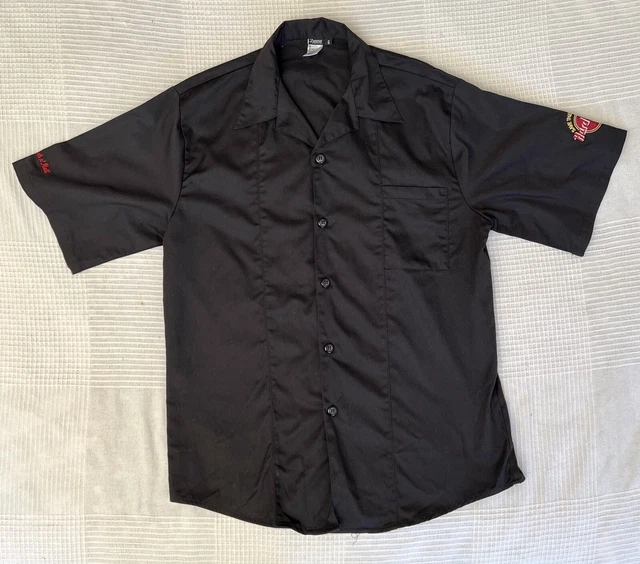 MFH Camicia a maniche lunghe US Con tasche sulle maniche - Nero