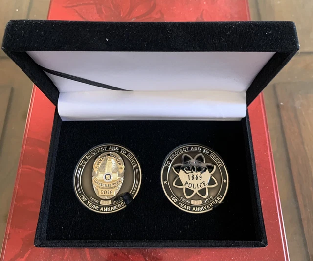 LAPD 150th Anniversary 2019 Challenge Coin Set! Rare! Numbered!