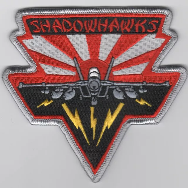 4" Navy Vaq-141 Ea-18 A/C Triangle Rising Sun Shadowhawks Embroidered Patch