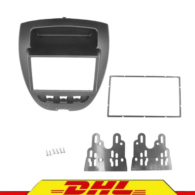 Doppel DIN 2DIN Radioblende Passend für Citroen C1 Peugeot 107 Toyota Aygo