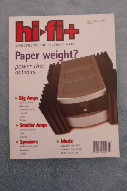 HiFi+ Magazine: Issue 7, Jul/Aug 2000, Powerful Amplification