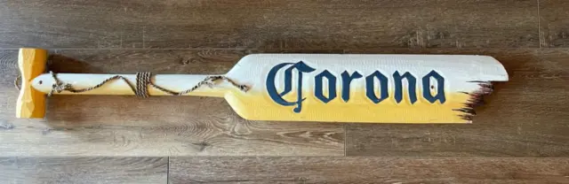 39” Corona Wood Paddle,  Wall Art,  Tiki Bar