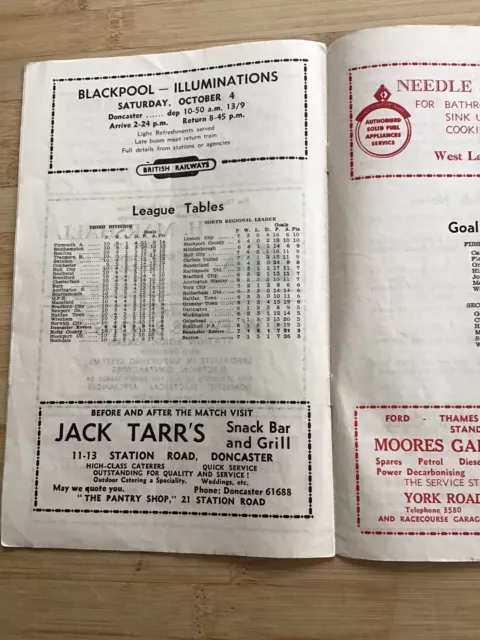 Doncaster Rovers v Norwich City 1958 - 59 (Div  3) 3