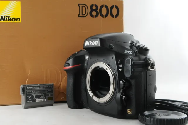 【 MINT /w Box  SCount 62731】Nikon D800 36.3 MP Digital SLR Camera FX From Japan!