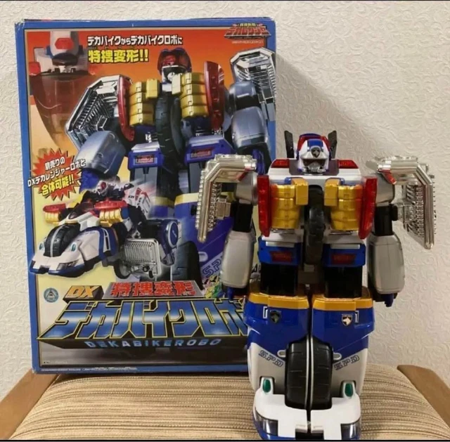 Power Rangers Deka Ranger POWER RANGERS TOKUSOU Sentai Dekaranger DX Deka Bike Robo Megazord ...