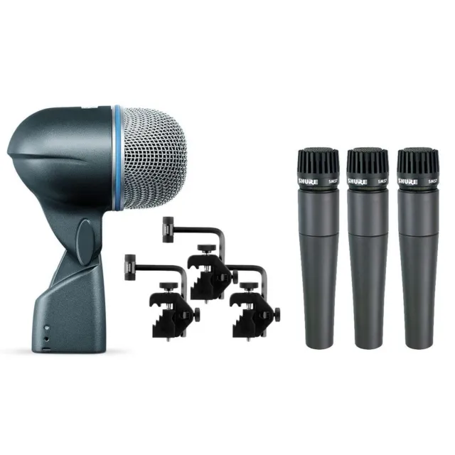 Shure DMK57-52 Drum Microphone Kit - Beta 52A SM57 A56D