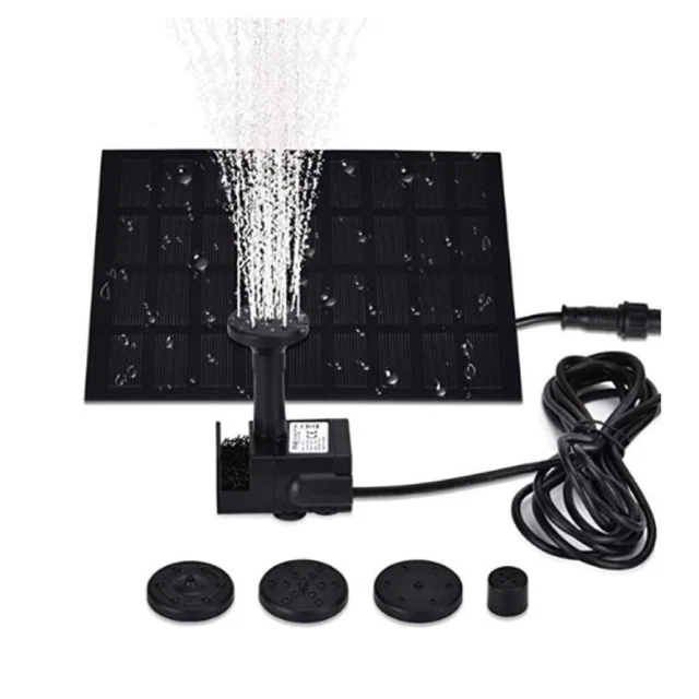 Fontana Solare Galleggiante AMZtime Da 3.5W - 10 Tipi Di Getto D'Acqua Per Laghetto O Giardino - Foto 2