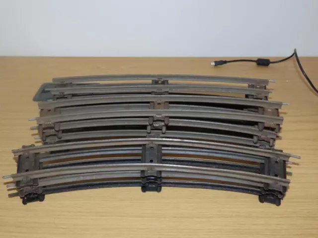 BP409: Hornby O gauge 2 Rail Banked & Unbanked Track x 11 Pieces