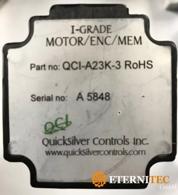 Quicksilver Controls QCI-A23K-3 RoHS Servo Motor & Kollmorgen URS3310A-300-X23