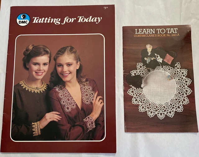 DE COLECCIÓN Tatting For Today 28 patrones de DMC + Learn to Tat by Coats & Clark.