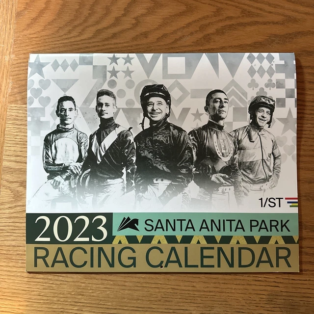 SANTA ANITA RACETRACK 2025 Official Hanging Wall Calendar BRAND NEW 8.