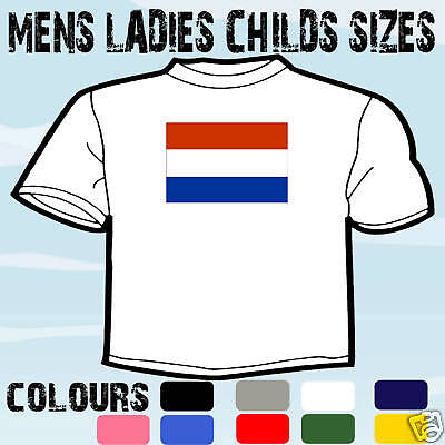 HOLLAND bandiera olandese EMBLEMA T-Shirt Tutte le Taglie e Colori