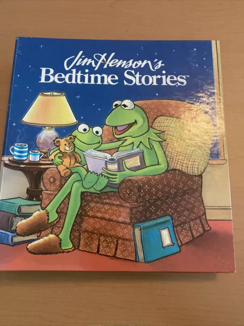 Vintage 1989 Jim Hensons Bedtime Stories Binder Muppets Babies Fraggle Rock ++