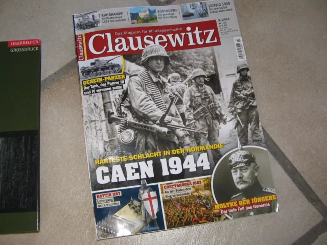 Clausewitz 3/2024 Mai/Juni 2024 Caen 1944, neuwertig, 1 x gelesen