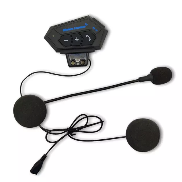 Motorcycle Helmet Headset Wireless Bluetooth Headphone Speaker Hands-Free BT-12 2