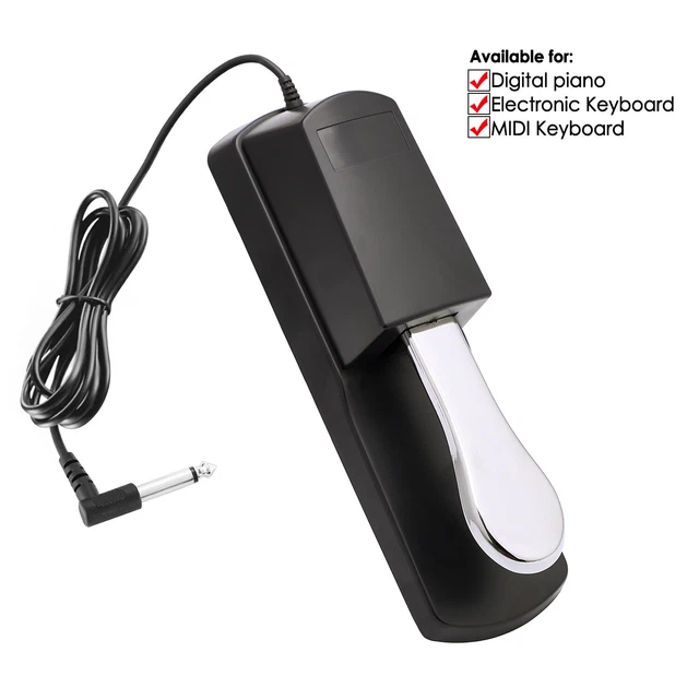 1/2/4X Universal Electronic Keyboard Sustain Pedal Foot for Casio Piano Keyboard 3