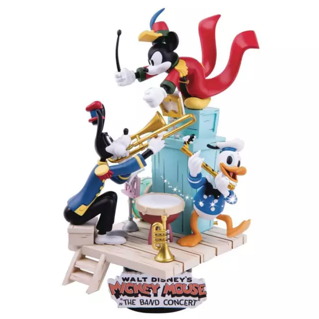 Beast Kingdom D Select Disney Mickey Mouse the Band Concert Figura multicolore