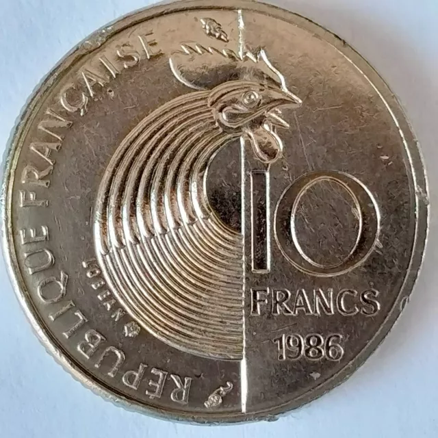 Pièce - Monnaie de France - 10 Francs Robert Schuman 1986 - République Française