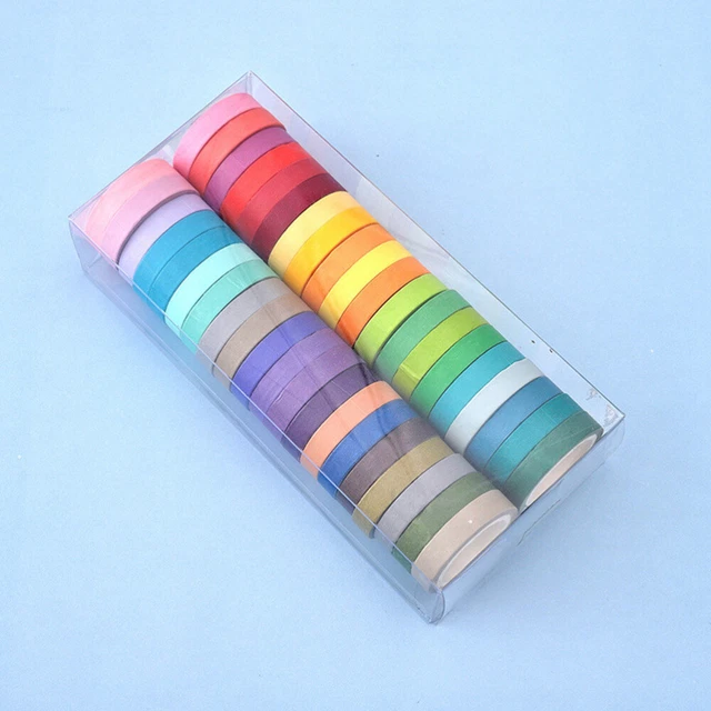 40 Pcs Line Striping Adhesive Tape Photo Book Album Paper Tape