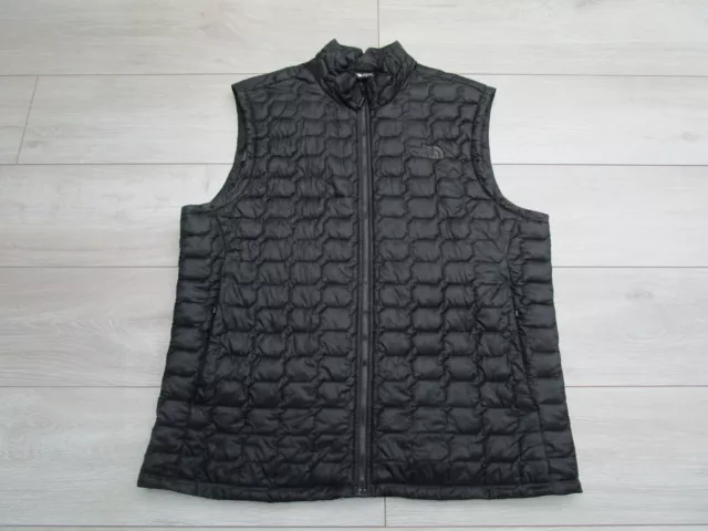The North Face Mens Thermoball Primaloft Gilet Vest Jacket XL Black Insulated
