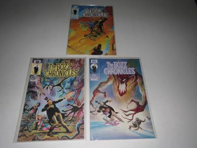 The Bozz Chronicles #1, #2 & #4~ 1986 Epic / Marvel COMICS (3 BK LOT) VF