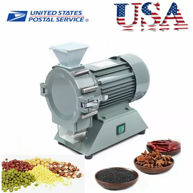 Micro Plant Grinding Machine Pulverizer Herb Grinder Spice Mill Grinder 1400RPM