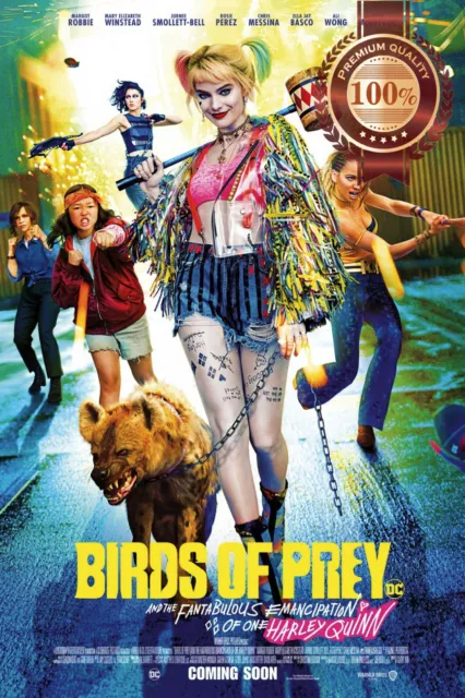 Birds Of Prey Harley Quinn 2020 Official Cinema Movie Print Premium Poster