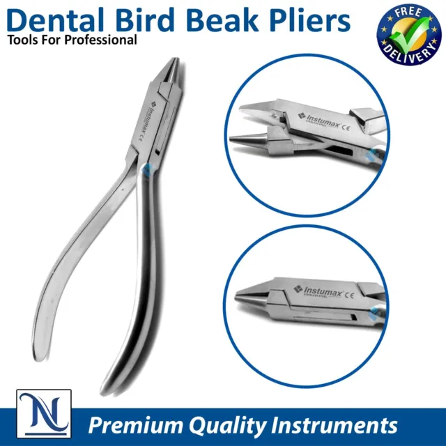 New Bird Beak Pliers Dental Orthodontic Wire Bending Stainless Steel Instruments