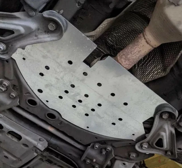 CATALYTIC CONVERTER ANTI Theft plate for Toyota Prius, Prius + Auris