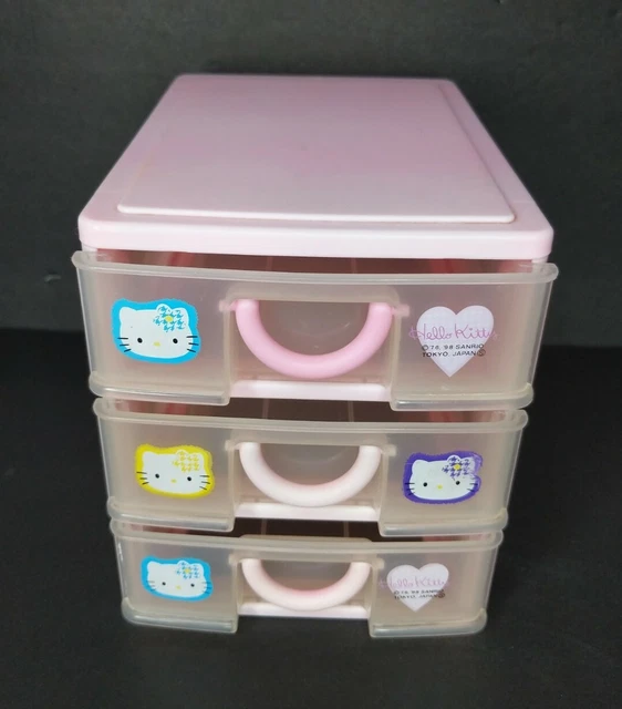 Sanrio Vintage Hello Kitty Lunch Box,bento Box,box,storage Box,sanrio  Vintage,made in Japan Year 1998 