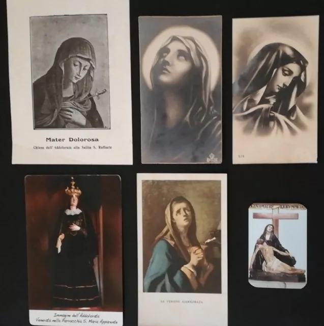 Lotto n.6 Santini Madonna Addolorata o Dolorosa diversi (5161-5166) Come da foto