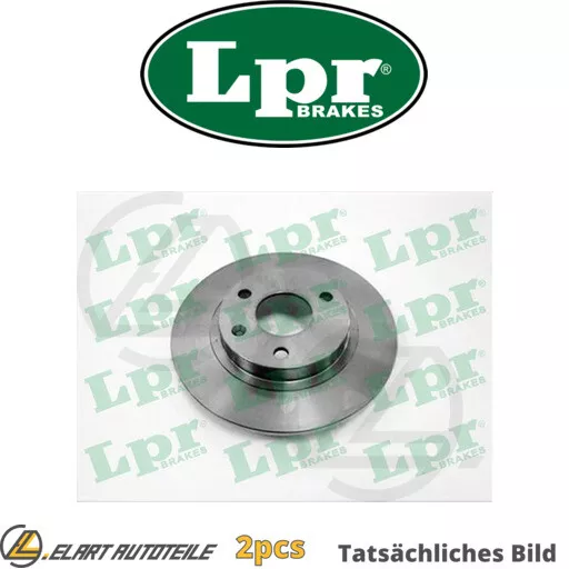 2x THE BRAKE DISC FOR CITROËN PEUGEOT MEGA AX ZA C3A CDY H1B H1A KAY K2A K2B