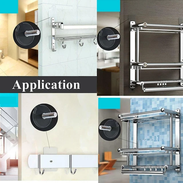 10PCS Hanger Self Adhesive Hanging Traceless Screw Punch-free Wall Hook Stsds 8