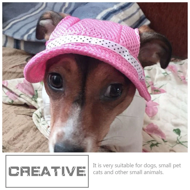 Breathable Pet Hat Outdoor Dog Hat Pet Breathable Hat Outdoor Decor Baseball Cap 6