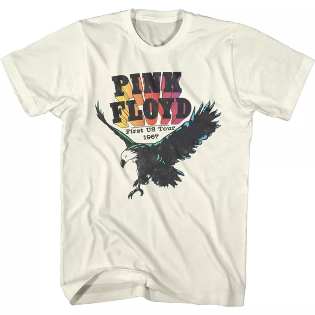 Pink Floyd Rainbow World Tour 68 Men's T-Shirt Rock Band Album Concert Merch