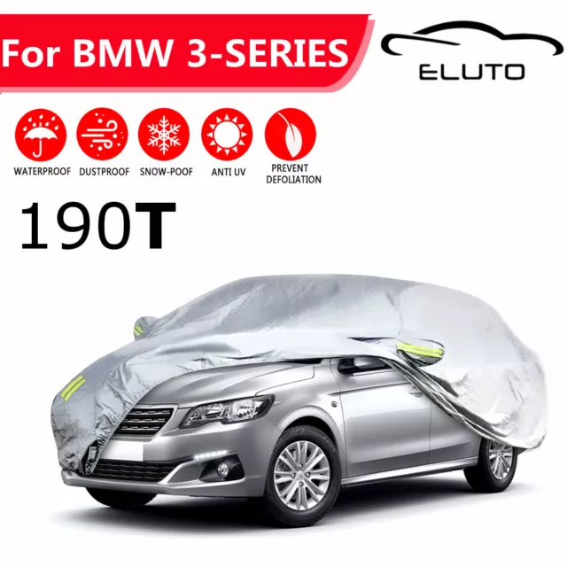 Full Car Cover UV Protection Waterproof Breathable For BMW 3-Series 4-Series