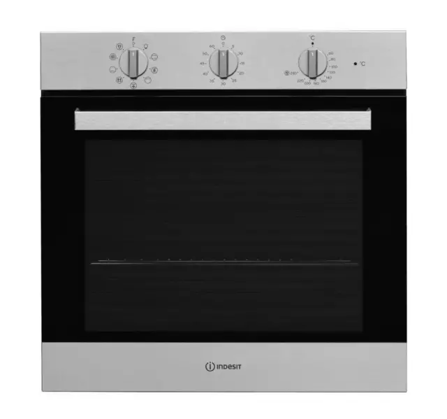 INDESIT IFW6834IX Four Inox Multifonctions 71 L Classe A Static Gril Pizza