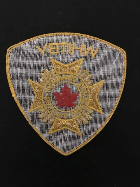 Whitby, ON Fire Dept. Patch - Canada. 2