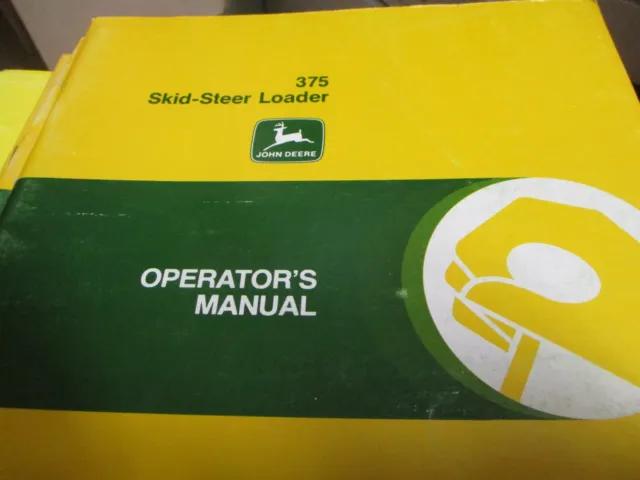 John Deere 375 Skid Steer Loader Operators Manual