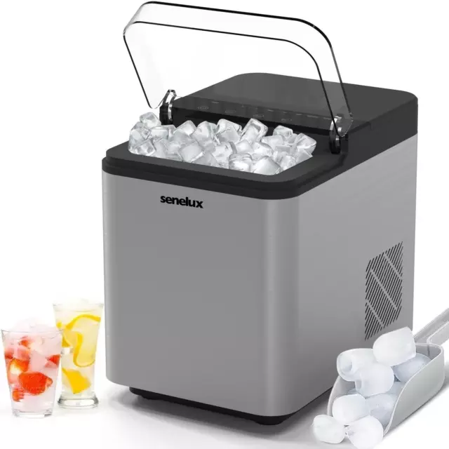 Ice Maker Machine Portable Counter Top Ice Cube Maker for Home 12kg in 24 Hrs