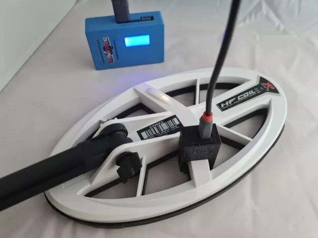 XP Deus Ladegerät Ladeclip für die weiße elliptische HF Spule & ORX Griff Bung