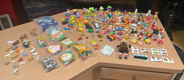 Lot of 141 vintage 1980’s toys McDonalds Smurfs transformers Mario bros new food