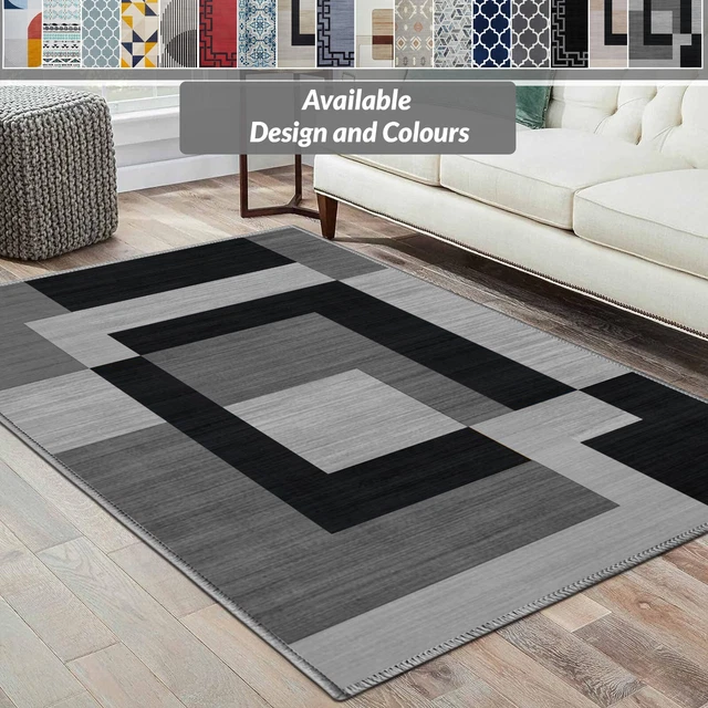 Modern Large Area Rugs Living Room Hall Carpet Rug Runner Small Floor Mats UK