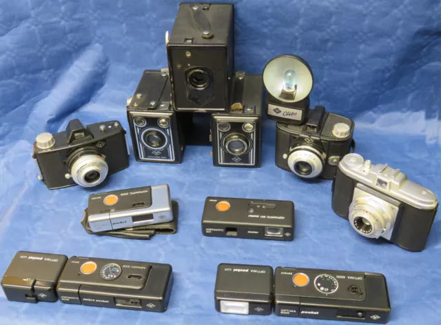 AGFA Kameras Boxen Click, Clack und Andere