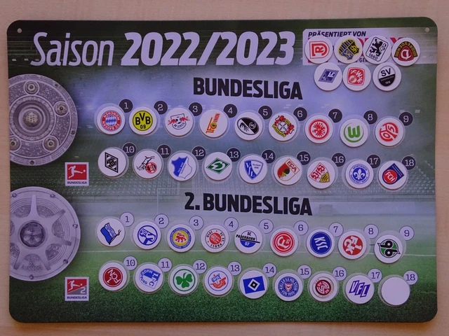 Sport Bild Bundesliga Magnettabelle 2022 23 VON DER ZEITSCHRIFT, Sport Bild, Sonderheft, Bundesliga 2022/23