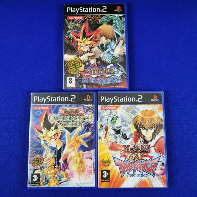ps2 YU-GI-OH! Games Duelists/Monster Coliseum/Evolution PAL -Make Your Selection