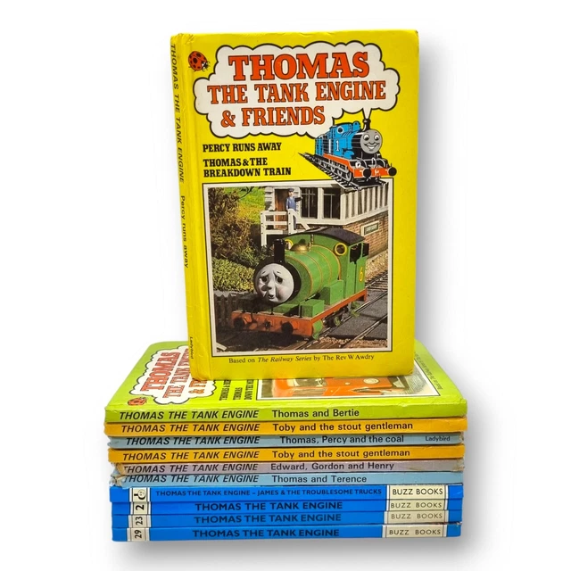 Vtg Thomas the Tank Engine  Ladybird/Buzz Story Books x 11 HC, 80's 90's