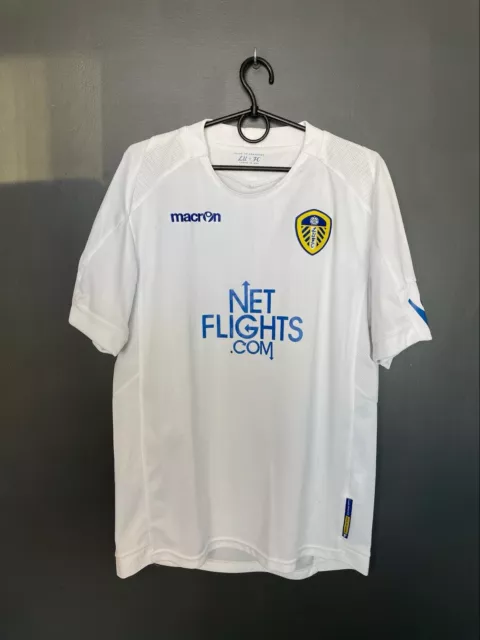 Maglia Leeds United 2010/2011 Home Football Marcon Jersey Taglia S Adulto