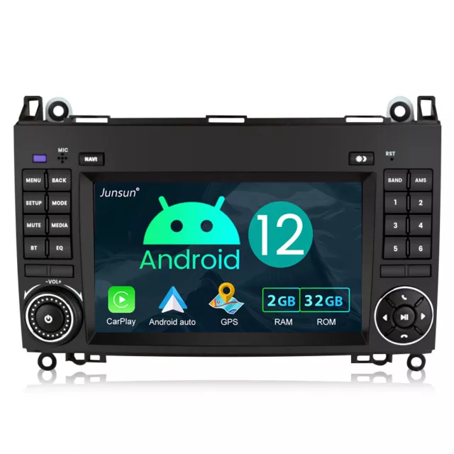 2+32G Android 12 Autoradio Navi für Mercedes Benz A/B Klasse Sprinter Viano W639