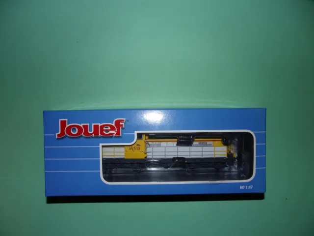 JOUEF locomotive diesel BB69000 jaune INFRA HJ2081 NEUF et RARE